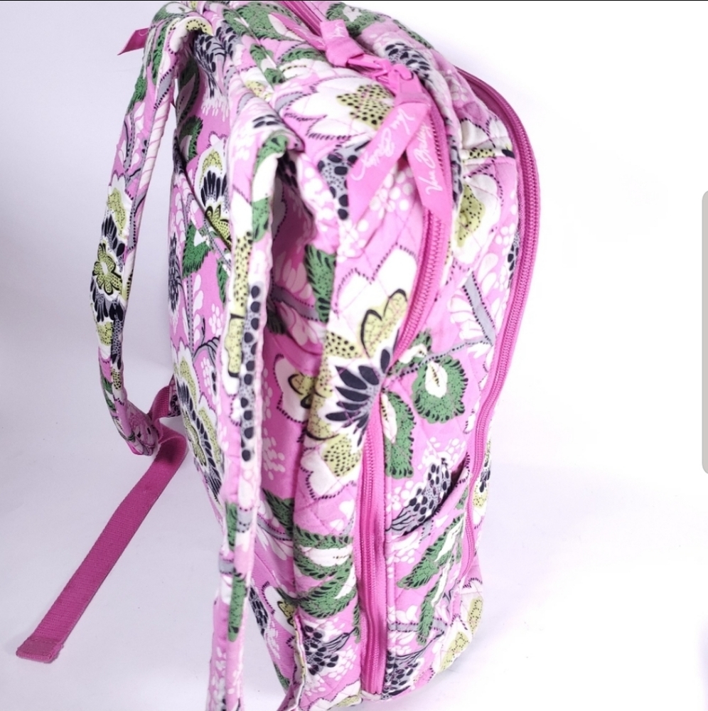 Priscilla Pink Retired Vera Bradley Backpack - Picture 6 of 11